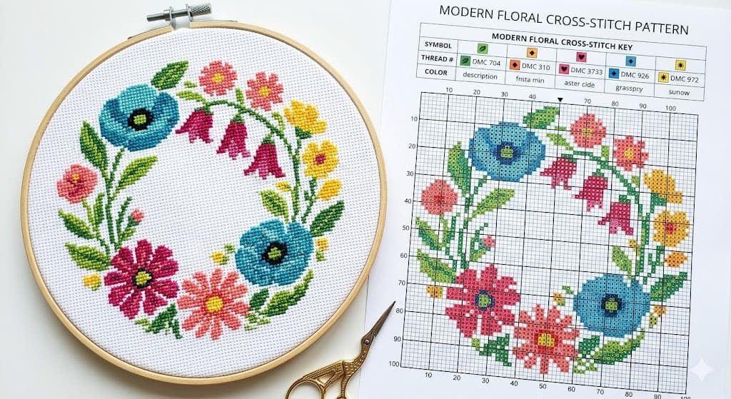 Cross Stitch Photo Grid