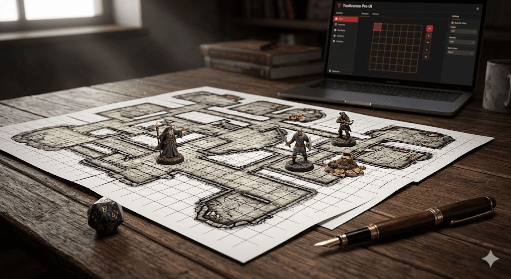 Printable Battle Map Generator Pro
